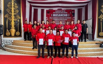 DPC PDIP Barsel Gelar Musancab Perdana